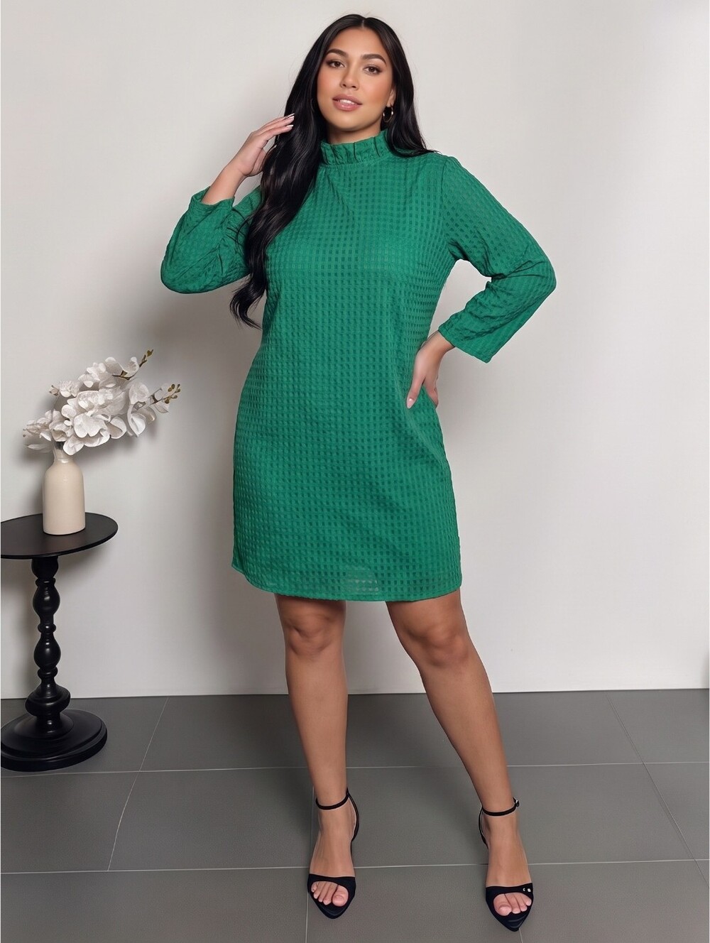 Tuckernuck Plus Size Women's Daphne Emerald Green Shift Dress XXXL NWT - Picture 2 of 12